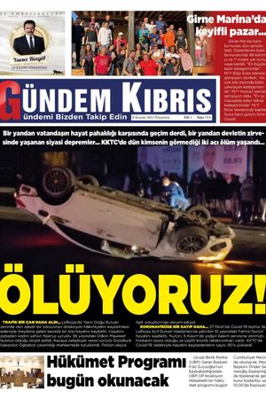 Gündem Kıbrıs Gazetesi - Kıbrıs Haber - 08.11.2021 Manşeti