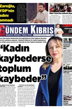 Gündem Kıbrıs Gazetesi - Kıbrıs Haber - 24.04.2021 Manşeti