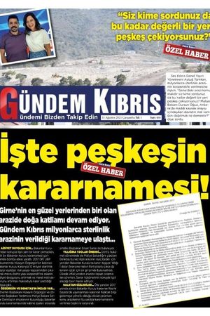 Gündem Kıbrıs Gazetesi - Kıbrıs Haber - 11.08.2021 Manşeti