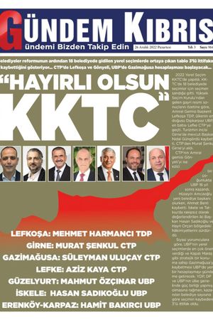 Gündem Kıbrıs Gazetesi - Kıbrıs Haber - 26.12.2022 Manşeti