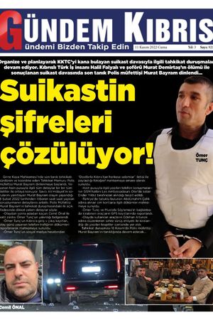 Gündem Kıbrıs Gazetesi - Kıbrıs Haber - 11.11.2022 Manşeti