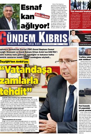 Gündem Kıbrıs Gazetesi - Kıbrıs Haber - 06.05.2021 Manşeti