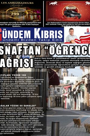 Gündem Kıbrıs Gazetesi - Kıbrıs Haber - 28.12.2020 Manşeti