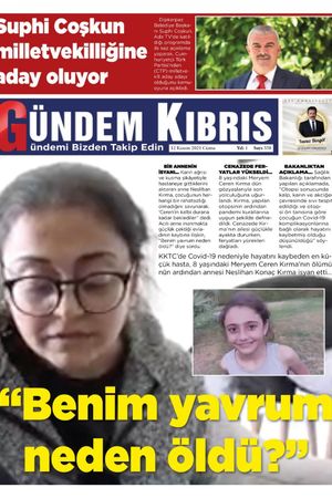 Gündem Kıbrıs Gazetesi - Kıbrıs Haber - 12.11.2021 Manşeti
