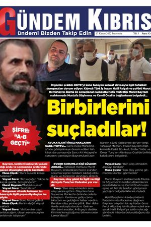 Gündem Kıbrıs Gazetesi - Kıbrıs Haber - 17.11.2022 Manşeti