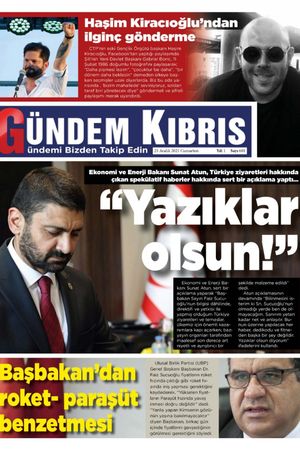 Gündem Kıbrıs Gazetesi - Kıbrıs Haber - 25.12.2021 Manşeti
