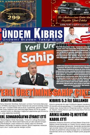Gündem Kıbrıs Gazetesi - Kıbrıs Haber - 22.01.2021 Manşeti