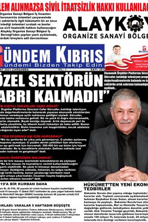 Gündem Kıbrıs Gazetesi - Kıbrıs Haber - 17.02.2021 Manşeti