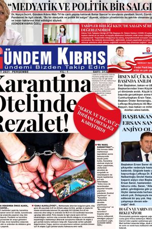 Gündem Kıbrıs Gazetesi - Kıbrıs Haber - 11.03.2021 Manşeti