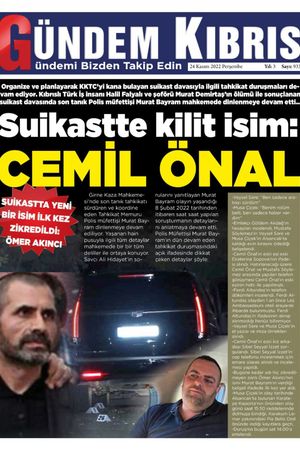 Gündem Kıbrıs Gazetesi - Kıbrıs Haber - 24.11.2022 Manşeti