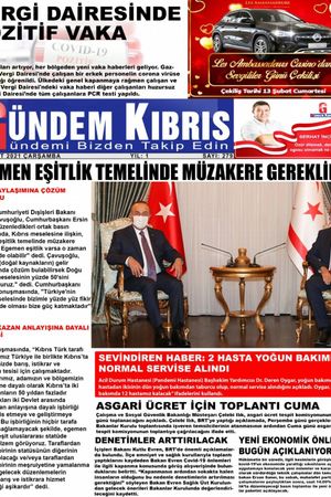 Gündem Kıbrıs Gazetesi - Kıbrıs Haber - 03.02.2021 Manşeti