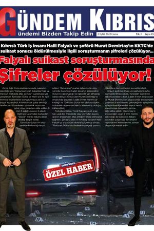 Gündem Kıbrıs Gazetesi - Kıbrıs Haber - 02.09.2022 Manşeti
