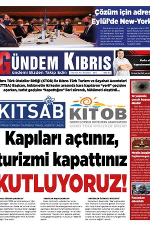 Gündem Kıbrıs Gazetesi - Kıbrıs Haber - 07.06.2021 Manşeti