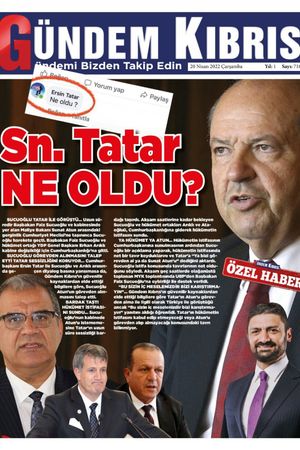 Gündem Kıbrıs Gazetesi - Kıbrıs Haber - 20.04.2022 Manşeti