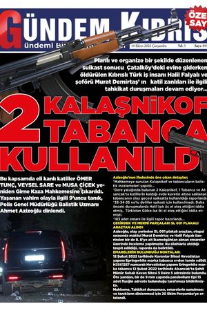 Gündem Kıbrıs Gazetesi - Kıbrıs Haber - 19.10.2022 Manşeti