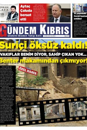 Gündem Kıbrıs Gazetesi - Kıbrıs Haber - 14.09.2021 Manşeti