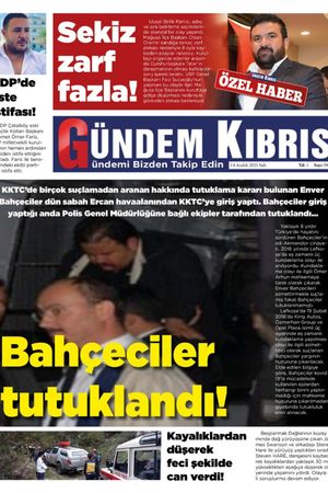 Gündem Kıbrıs Gazetesi - Kıbrıs Haber - 14.12.2021 Manşeti