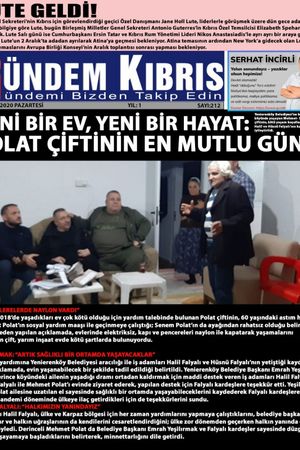 Gündem Kıbrıs Gazetesi - Kıbrıs Haber - 30.11.2020 Manşeti