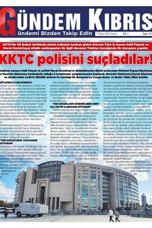 Gündem Kıbrıs Gazetesi - Kıbrıs Haber - 07.10.2022 Manşeti