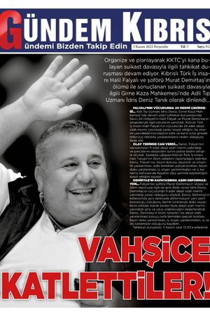 Gündem Kıbrıs Gazetesi - Kıbrıs Haber - 03.11.2022 Manşeti