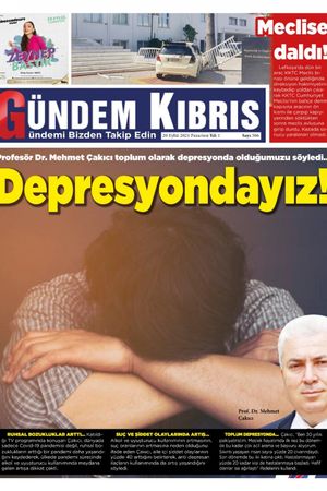 Gündem Kıbrıs Gazetesi - Kıbrıs Haber - 20.09.2021 Manşeti