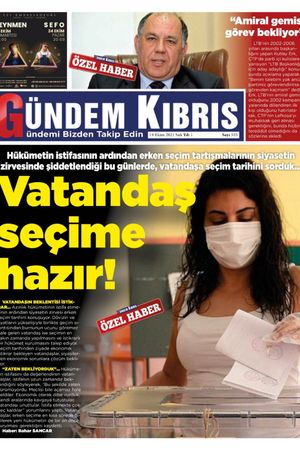 Gündem Kıbrıs Gazetesi - Kıbrıs Haber - 19.10.2021 Manşeti