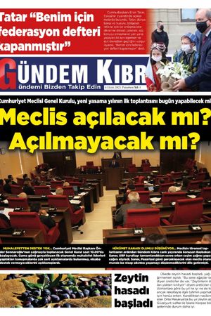 Gündem Kıbrıs Gazetesi - Kıbrıs Haber - 04.10.2021 Manşeti