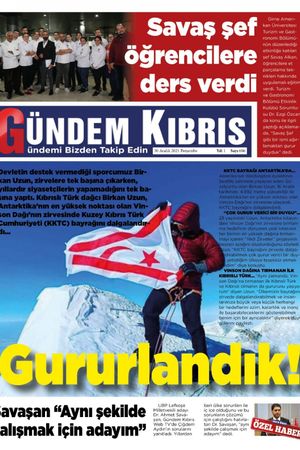 Gündem Kıbrıs Gazetesi - Kıbrıs Haber - 30.12.2021 Manşeti