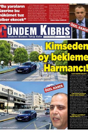 Gündem Kıbrıs Gazetesi - Kıbrıs Haber - 28.09.2021 Manşeti
