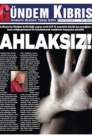 Gündem Kıbrıs Gazetesi - Kıbrıs Haber - 26.11.2022 Manşeti