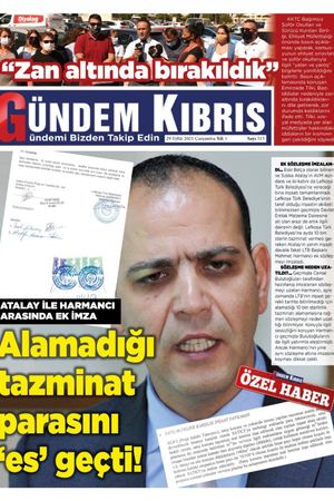 Gündem Kıbrıs Gazetesi - Kıbrıs Haber - 29.09.2021 Manşeti