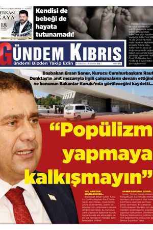 Gündem Kıbrıs Gazetesi - Kıbrıs Haber - 06.09.2021 Manşeti