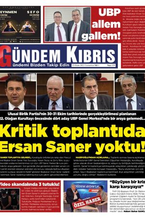 Gündem Kıbrıs Gazetesi - Kıbrıs Haber - 23.10.2021 Manşeti