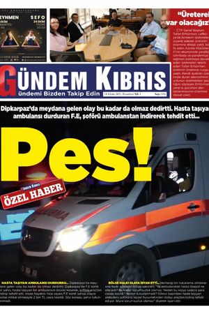 Gündem Kıbrıs Gazetesi - Kıbrıs Haber - 18.10.2021 Manşeti