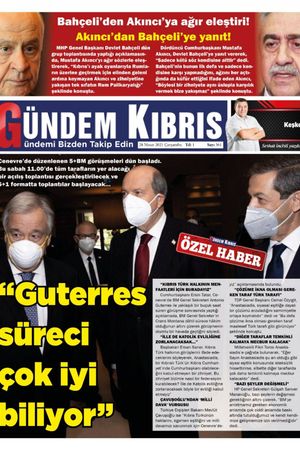 Gündem Kıbrıs Gazetesi - Kıbrıs Haber - 28.04.2021 Manşeti
