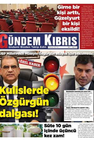 Gündem Kıbrıs Gazetesi - Kıbrıs Haber - 30.11.2021 Manşeti