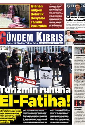 Gündem Kıbrıs Gazetesi - Kıbrıs Haber - 13.03.2021 Manşeti