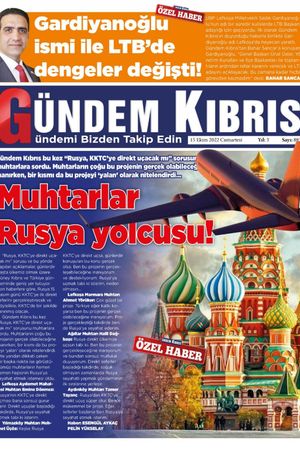 Gündem Kıbrıs Gazetesi - Kıbrıs Haber - 15.10.2022 Manşeti