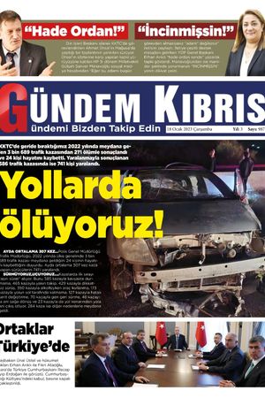 18 Ocak 2023 Çarşamba Gündem Kıbrıs