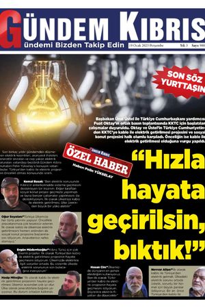 19 Ocak 2023 Perşembe Gündem Kıbrıs