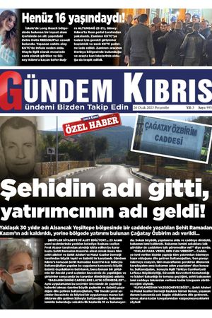 26 Ocak 2023 Perşembe Gündem Kıbrıs