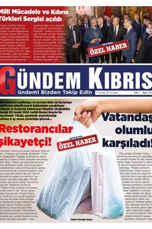 13 Ocak 2023 Cuma Gündem Kıbrıs