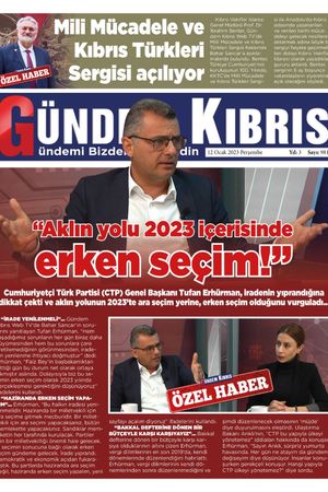 12 Ocak 2023 Perşembe Gündem Kıbrıs