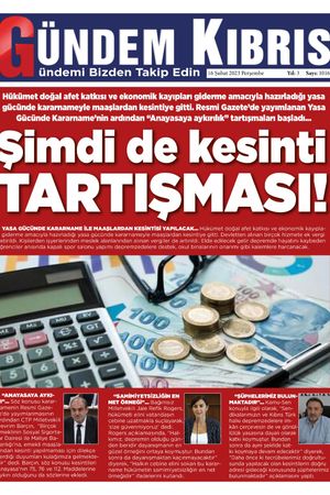 16 Şubat 2023 Perşembe Gündem Kıbrıs