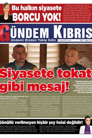 17 Şubat 2023 Cuma Gündem Kıbrıs
