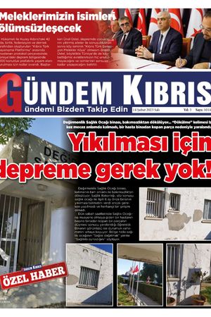 14 Şubat 2023 Salı Gündem Kıbrıs