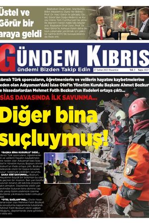 27 Şubat 2023 Pazartesi Gündem Kıbrıs