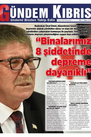 02 Mart 2023 Perşembe Gündem Kıbrıs