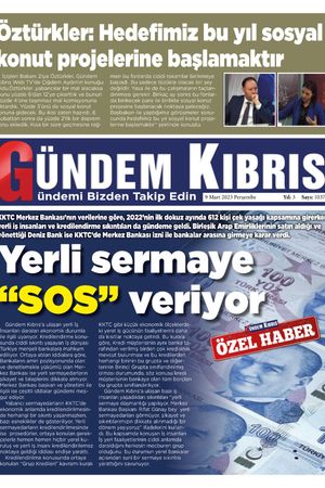 09 Mart 2023 Perşembe Gündem Kıbrıs