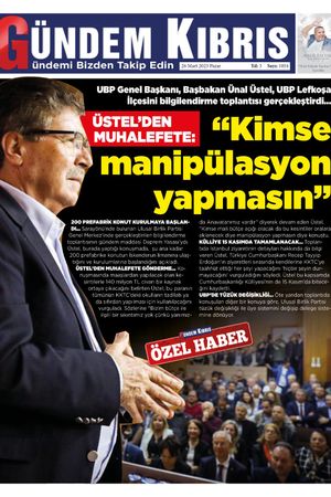 26 Mart Pazar Gündem Kıbrıs